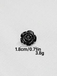 3pcs/Pack Multi-Size Luxury Rose Metal Buttons, Handmade Decorative Buttons For Sweater, Coat, Jacket, Shirt, Suit, Scarf, Jewelry DIY Accessories - A - View 16