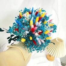 Valentine' S Day Simulation Bouquets- Suitable For Home Decoration, Vase Arrangement, Wedding Party Decoration And Other Space Embellishments. Perfect Match For Thanksgiving, Valentine' S Day, New Year And Spring Decoration - Blue Style - View 5