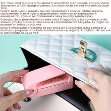 1pc Mini Vacuum Food Sealer, ABS Material, Compact And Portable. Comes With Fridge Magnet Sticker. Low-Loss Heating Technology, Ergonomic Design, Good Preservation Effect, White/Pink Available, Compatible With Plastic Bags (Requires AA Batteries), Suitable For Home, Travel, Camping And Office Use. Essential Kitchen Tool. - Multicolor - View 8