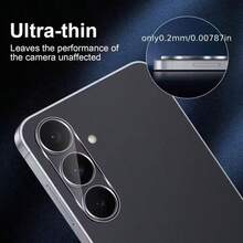 2pcs 9H Tempered Glass Camera Lens Protector Film, Compatible With Samsung Galaxy S26 Ultra/S26 Plus/S25 Ultra/S25 Plus/S25 Edge/S25 FE/S24 Ultra/S24 Plus/S24 FE/S23+/S23 FE/S22+/S21+/A07/A17/A27/A37/A57/A05S/A06/A15/A16/A24/A25/A35/A36/A54/A55/A56 Rear Camera Protective Case, Friendly Design Applicable To Daily Shield, Office, Home Daily Shield Office Home Phone Camera Cover Waterproof Shockproof Anti-Fall Scratch Resistant - Clear - View 6