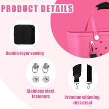 Lasuroa Adjustable Bag Strap Wrap, Detachable Padded Shoulder Strap For Bogg Bags In XL Medium Sizes - 彩色 - 查看 3