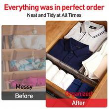 8pcs Extendable Kitchen Drawer Organiser Insert - Adjustable Dividers For Cutlery/Stationery/Accessories Storage | No Tools Needed, SpaceMax Design For Small British Kitchens, Household Storage Organiser /Spring Home Storage And Organization 2026 - Trong sáng - Xem 2