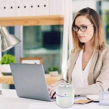 1pc Lucky Color USB Humidifier, Portable Mini Aromatherapy Diffuser, LED Color Car Aromatherapy Machine, Suitable For Car/Office/Bedroom, Suitable For Air Humidification, Room Decoration - Multicolor - View 8