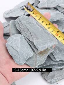 1-15cm Random Shaped Rock Slices, Micro Landscape Step Decoration Small Stone Pieces, Aquarium Fish Tank Landscaping Stones, Suitable For Fish Tank, Turtle Tank, Miniature Landscape, Fairy Garden Decoration Materials - Multicolor - View 6