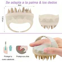 Scalp Massager, Shower Hair Brush, Thickened Anti-Drop Shower Massage Brush For Hair Washing And Care, - Multicolor - View 4