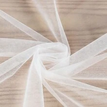 1pc Delicate Hexagonal Mesh Fabric, Bridal Party Veil Crinoline DIY Craft Material - A - View 86