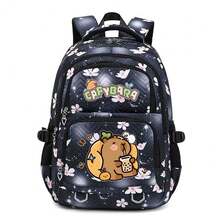 Capybara Cute Girl's Ultra-Light Weight Campus Backpack, Fashion Lightweight Travel Backpack, Ergonomic Design School Bag, Handbag, Casual Bag For Back To School Season,Large-Capacity Multi-Layer Pencil Case,Back To School Supplie Essentials Cartuchera Escolar Office Supplies Valentine's Day Gifts - Multicolor - View 15