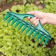 1pc 12-Hole Manual Seed Planter, Plastic Vegetable & Flower Garden Seeder, Efficient Gardening Planting Tool - A - View 1