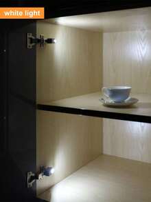 LED Hinged Light, Motion Sensor Light, Warm White Light, Easy Installation, Suitable For Home, Cabinet, Kitchen, Indoor, Room, Bedroom, Long-Lasting, Gentle And Non-Irritating Cabinet Hinge Light - LED Hinge Light - View 3