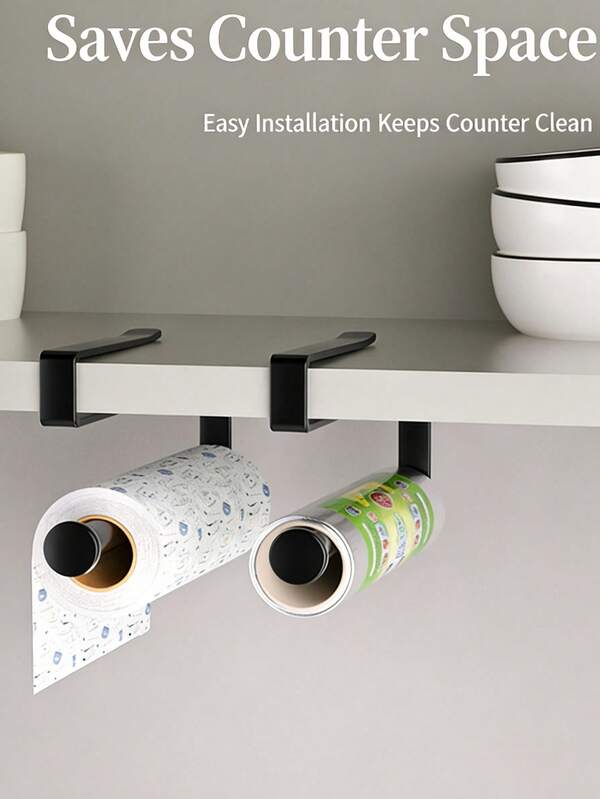 1-częściowy uchwyt ścienny na ręczniki papierowe, oszczędzający miejsce organizer do kuchni i łazienki, stojak do przechowywania rolek na artykuły gospodarstwa domowego, organizery kuchenne i przechowywanie