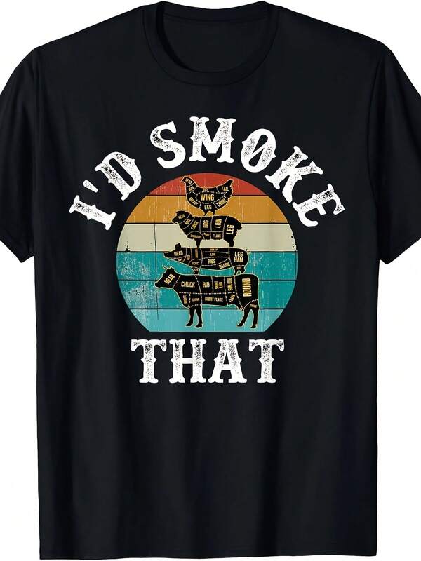 Top pickLocalFunny Retro BBQ Party Smoker Chef Dad Gift - I'd Smoke That T-ShirtOpen in new tab.