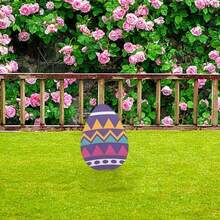 2D Flat, 1pc Easter Garden Ground , Easter Eggs, Easter Acrylic Ground (Flat Printed Version) - B - View 5