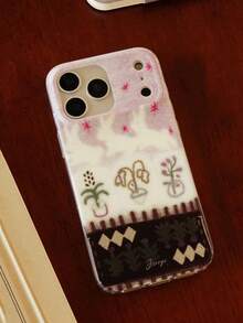 غطاء هاتف ناعم بطراز رومانسي قديم لهواتف آيفون 17 برو ماكس، 16 برو ماكس، 16، 15، 14 بلس، 13، 12، 15، 14 برو ماكس، 11، غطاء واقي مقاوم للصدمات بطراز صيني، هدية للنساء - حديقة الأرانب - مشاهدة 1