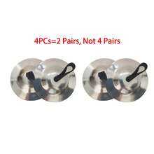 2pcs/4pcs Finger Cymbals, Suitable For Belly Dance, Band Cymbals, Hand Drums And Other Percussion Instruments, Suitable For Dance, Party Performance And Yoga - Multicolor - View 17