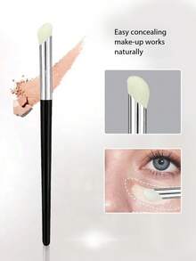 1支遮瑕刷，迷你斜角歌舞伎化妆刷，适用于眼下、鼻部轮廓，可用于遮瑕、晕染、定妆、粉底液和散粉。 - 彩色 - 查看 2