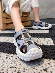 Cute Rhinestone Bow Open Toe Girls Sandals, Breathable Beach Holiday Shoes - Black - View 2