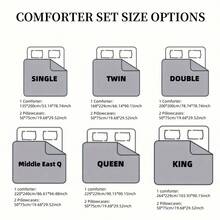 3Pcs Velvet Grid Quilted Comforter Set, Soft Warm Bedding Set With 2 Pillowcases, Pillow Insert Not Included, Vacuum Packed For Bedroom Guest Room - Dark Grey - View 2