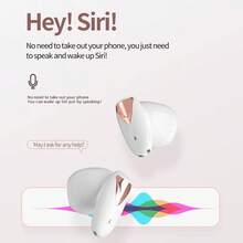 PANDA TS71 Wireless Bluetooth Earbuds, TWS White Headphones, Noise Cancelling Earphones, Digital Battery Display, With Microphone, HD Call, Sports Mini Earphones - White - View 6