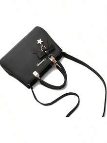 Halloween Drubeya Women's Handbag - Faux Leather Lined Shoulder Bag, Top-Handle Satchel Tote For Halloween Party & Daily Use Totes Bags For Women  Bolsos Bolsos Para Mujer Bolsos Para Mujer - 女士包黑色 - 查看 2