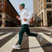 Zapatillas ligeras para hombre para correr en carretera y gimnasio, con amortiguación y agarre antideslizante para entrenamiento, caminar y tenis - Verde - Ver 7