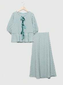 Women Two-Piece Outfits - Màu vàng - Xem 6