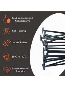20/10 piezas Bridas universales y botones, bridas de cable autobloqueantes, correas de sujeción de cables, clips de cable universales autobloqueantes, bridas de plástico de sujeción, bridas de cable para el espacio entre el cinturón y el coche, clips de sujeción multifunción, para fijar el motor, el forro, las cubiertas del panel interior del maletero - Bridas para cables - Ver 5