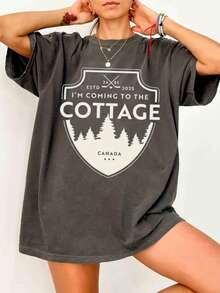 Comfort  I'm Coming To The Cottage Shirt, Heated Rivalry Inspired T-Shirt, Romance Hockey Sweatshirt, Ilya Rozanov Shane Hollander Tee - màu đen - Xem 1