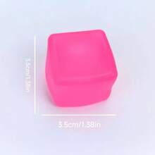 1pc New Mini Ice Cube Malt Slow Rebound Squeeze Toy, Sensory Toy, Stress Relief Cube, Fidget Toy, Travel Toy, Classroom Toy, Bath Toy, Christmas Stationery, Stress Ball, Birthday/Christmas Gift - Multicolor - View 12