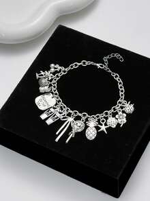 1条钢丝编织手链，时尚百搭，适合日常佩戴，女士适用 - 送给女性和母亲的精美礼物 - 手鐲 - 查看 5