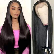 funky girl Elegant 13x4 Lace Frontal Wig Black Straight Lace Front Wig For Women - High-Density Hair, Heat Resistant, Matte Finish,Natural Black - Natural Black - View 1