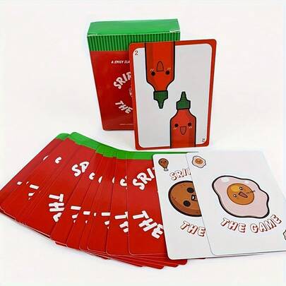 Sriracha: The Game: The Spicy Slapdash Card Game For Foodies & Party Lovers, Perfect As A Gift For Game Nights & Hot Sauce Fans
