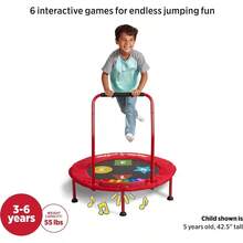 Radio Flyer - Cama elástica para niños - Tiempo de juego con luces y sonidos interactivos - Ver 4