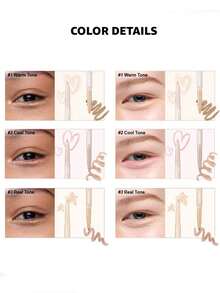 Colorgram 1pc Warm-Toned Highlighter Stick | Silky Long-Lasting Highlighter & Contour Stick, Smudge-Proof, Radiant Daily Makeup | Korean Makeup Highlighter & Luminizer 0.35g/0.01oz., Korean Cosmetics - 01 - 查看 5