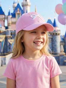 1pc Girls Embroidered Bow Baseball Cap, All-Season Baseball Cap - 1PC - View 9
