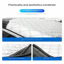 1pc Premium All-Weather Windshield Cover - Ultimate Barrier Against Snow, Frost & Ice, With Dust-Proof And Heat-Insulation Functions, Suitable For RVs - SUVs and Sedans Are Compatible - View 8