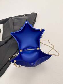 Túi cầm tay dự tiệc hình vỏ sò thanh lịch, thiết kế vỏ sò độc đáo, túi xách dạ hội lấp lánh dành cho nữ với dây đeo vai/đeo chéo, có thể đựng tai nghe và tiền xu, ví vỏ sò thanh lịch phù hợp cho tiệc tùng, đám cưới, sự kiện trang trọng. - Màu xanh lam - Xem 10