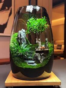 1 件 200 克/400 克 1-7 厘米随机长度和形状天然岩石切片、微景观装饰、楼梯石，适用于 DIY 微型场景、玻璃容器、水族馆 - 彩色 - 查看 9