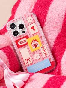 这款来自 1 PCin Garden Hut 的硅胶保护壳，时尚美观，个性十足，兼容 17、 17 Pro Max、 16 Pro Max、 15 Pro、 14 和 13/12/11，是情人节、生日、母亲节送给家人、朋友、姐妹或女友的理想礼物。 - 粉色 - 查看 1