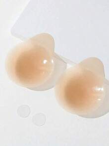 1 Cặp băng dán nâng ngực silicon dành cho nữ, siêu mỏng, chắc chắn, nâng đỡ và định hình vòng một, che phủ đầu nhũ hoa không dây đeo lưng. - Nhiều màu - Xem 2