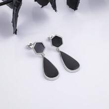 1 đôi bông tai hình trái tim và chú chó bằng nhựa bạc 925 kiểu dáng tối giản độc đáo, phù hợp cho nữ giới, dùng trong các dịp lễ, tiệc tùng, đám cưới, làm quà tặng. - Bạc - Xem 4