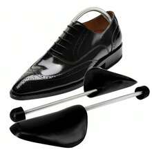 20pcs Adjustable Shoe Trees, Used To Maintain Shoe Shape And Prevent Creasing - Black - View 6
