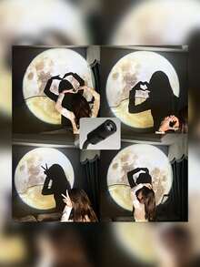 L Creative Novelty Planet Projection Lamp, USB Plug And Play, Suitable For Bedroom, Living Room, Party, Photo Atmosphere Night Light, Projection Lamp, Adjustable Direction - Projector Lamp - View 10