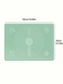1 件特大 27.6 英寸/ 25.6 英寸/ 19.7 英寸硅胶烘焙垫面团揉面垫、不粘擀面糕点面团披萨垫、烘焙垫、面包糕点板、硅胶饼皮垫 - 彩色 - 查看 19