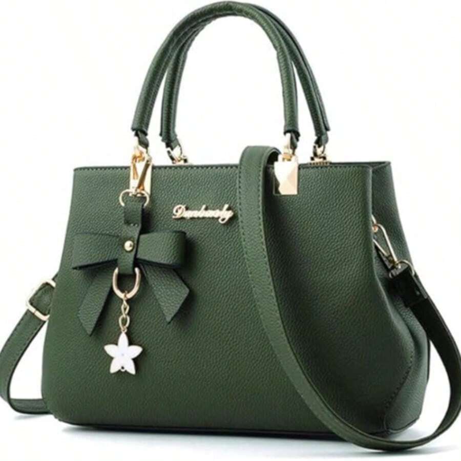 Halloween Drubeya Women's Handbag - Faux Leather Lined Shoulder Bag, Top-Handle Satchel Tote For Halloween Party & Daily Use Totes Bags For Women  Bolsos Bolsos Para Mujer Bolsos Para Mujer - 女士包綠色 - 查看 1