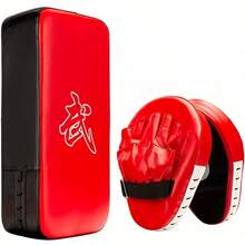 Set de 3 piezas: Saco de boxeo, Almohadilla de enfoque de boxeo, Almohadilla de patadas de Taekwondo, Adecuado para entrenamiento de boxeo, Taekwondo, Karate, Muay Thai, MMA - Multicolor - Ver 15