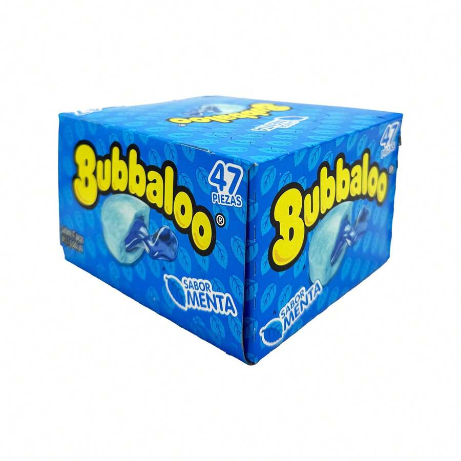 Ricolino Bubbalo Menta Mint Flavored Gum 47 Pieces Mexican Candy Dulces Mexicanos Sweet Chewy Snack Bonbon Juicy - BẰNG - Xem 1