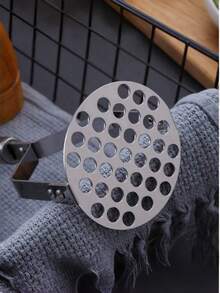 1 pieza Prensador de patatas de acero inoxidable, machacador multifuncional de frutas y verduras, accesorio de cocina práctico para hacer puré de patatas - Multicolor - Ver 4