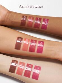 JOOCYEE MEGACLOUD TINT OIL Fermented Color Tinting Oil, Mirror-Like Glossy Lip Gloss, Non-Stick, Waterproof Lipstick, Nude Color, Moisturizing Lip Balm For Autumn/Winter - #02 Citrus Glaze - 查看 5