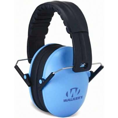 Walker's Diadema acolchada de perfil bajo para niños, ajustable, plegable, reducción de ruido, protección auditiva,40968379