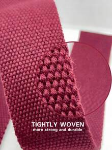 1卷长236英寸/393英寸、宽0.98英寸/1.47英寸的帆布背包带，带包装布，编织带，米色编织牵引绳，宠物背带 - 彩色 - 查看 3